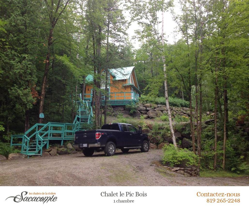 Вілла Chalets De La Riviere Sacacomie Сент-Алексі-де-Мон Екстер'єр фото
