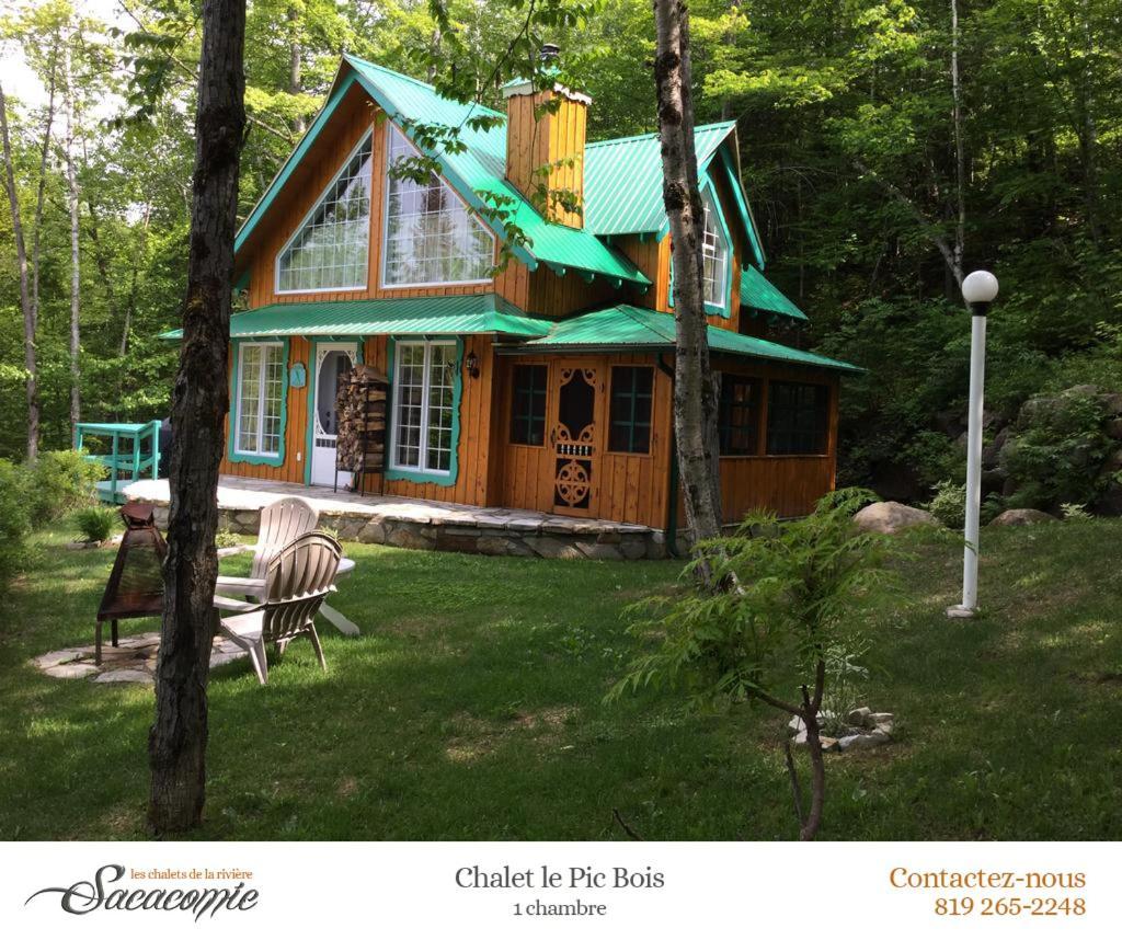 Вілла Chalets De La Riviere Sacacomie Сент-Алексі-де-Мон Екстер'єр фото