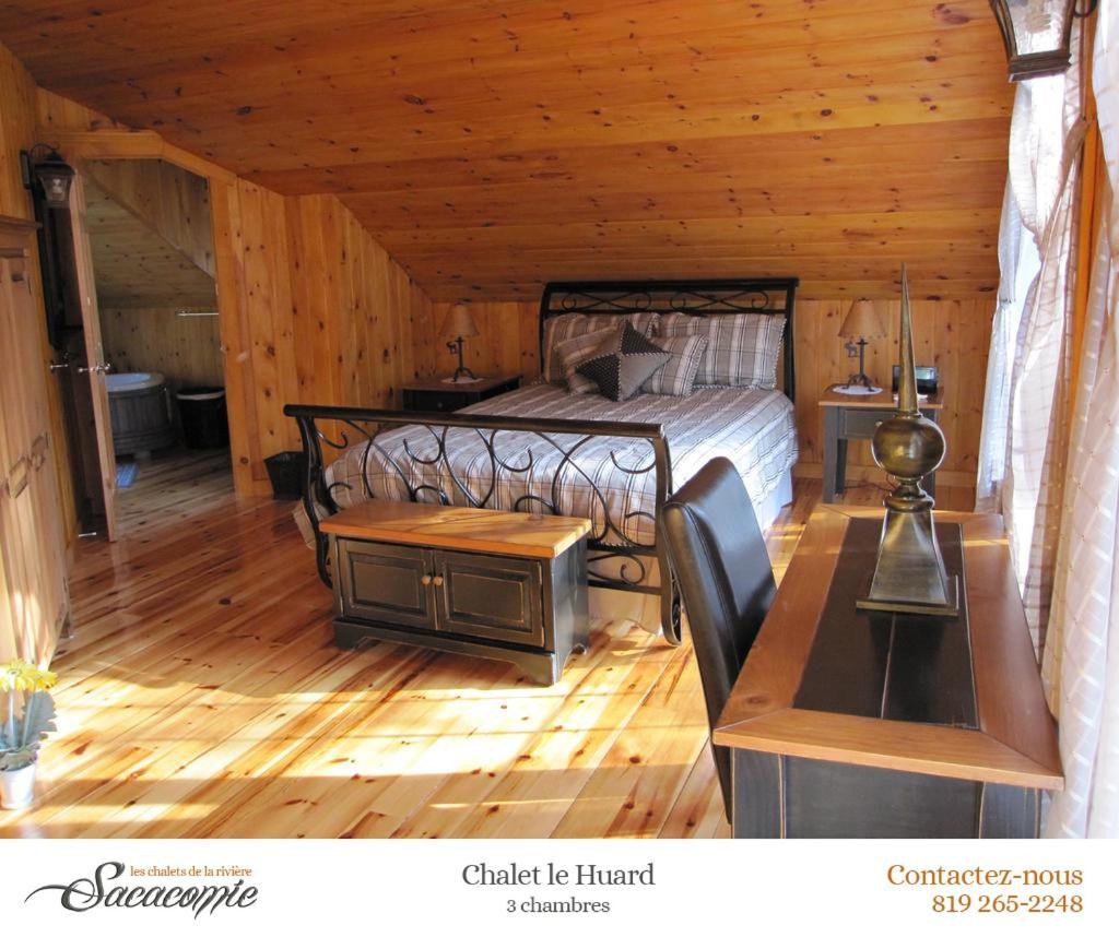 Вілла Chalets De La Riviere Sacacomie Сент-Алексі-де-Мон Екстер'єр фото