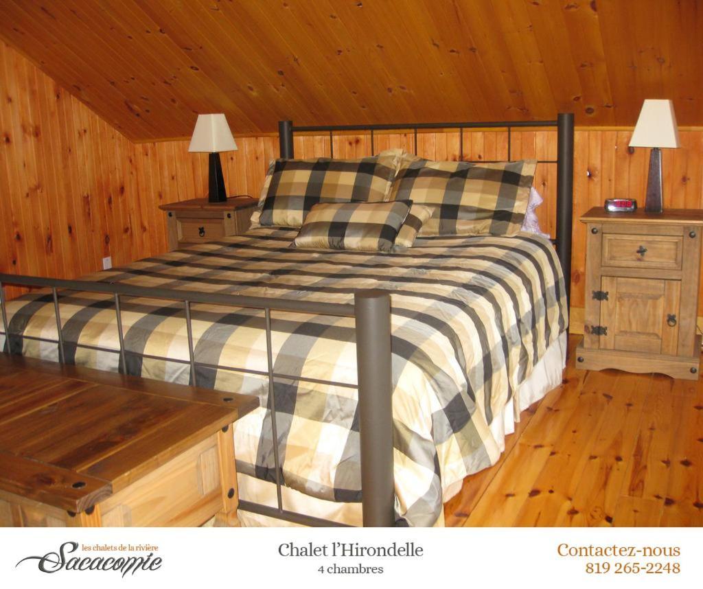 Вілла Chalets De La Riviere Sacacomie Сент-Алексі-де-Мон Екстер'єр фото