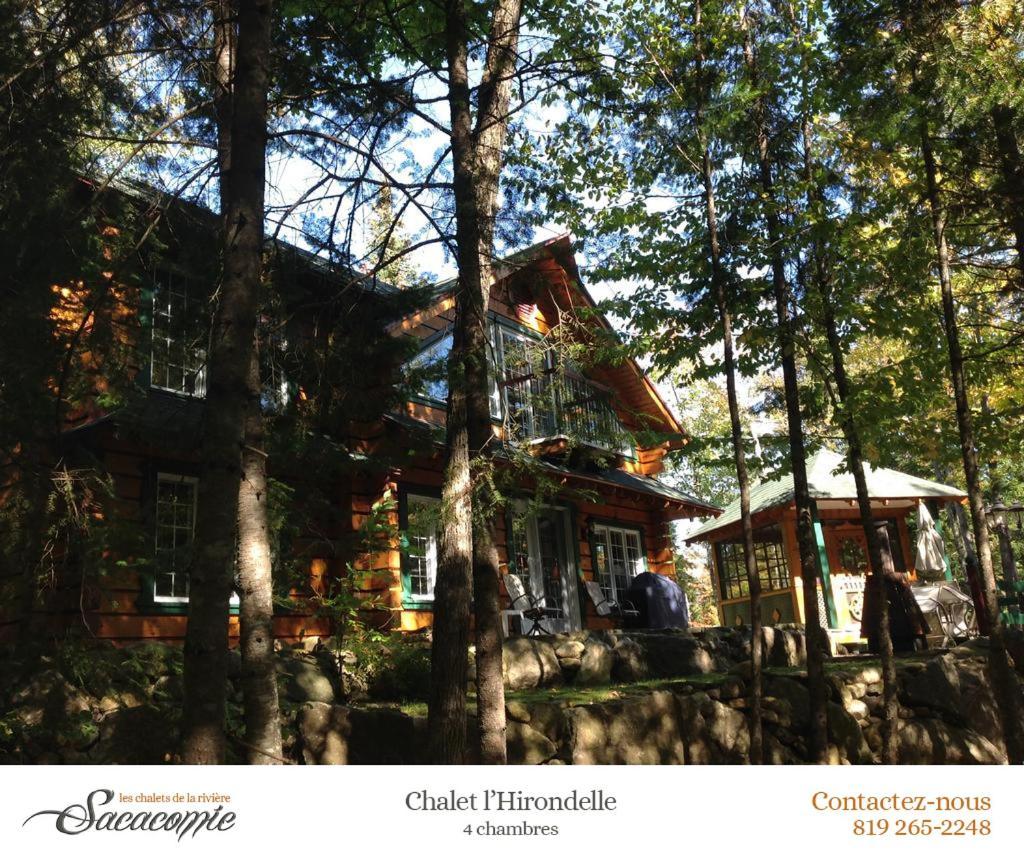 Вілла Chalets De La Riviere Sacacomie Сент-Алексі-де-Мон Екстер'єр фото