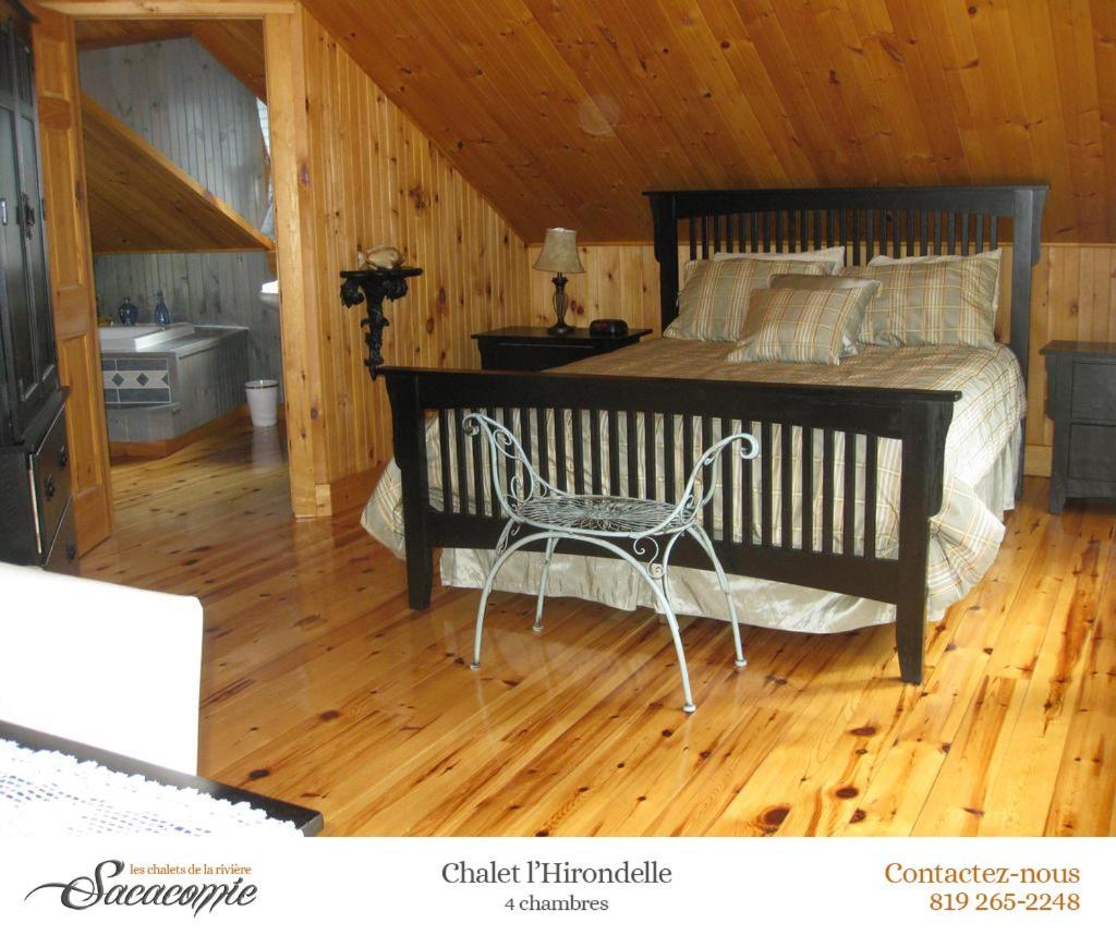 Вілла Chalets De La Riviere Sacacomie Сент-Алексі-де-Мон Екстер'єр фото